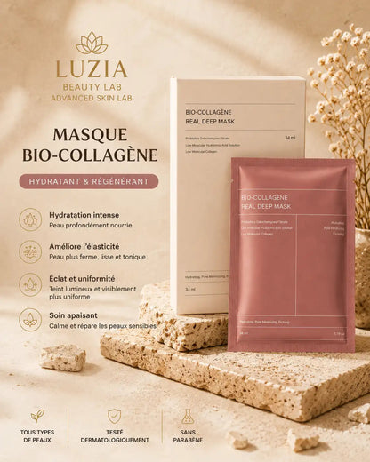 Luzia Bio-Collagen Deep Mask - Boîtes de 4 masques